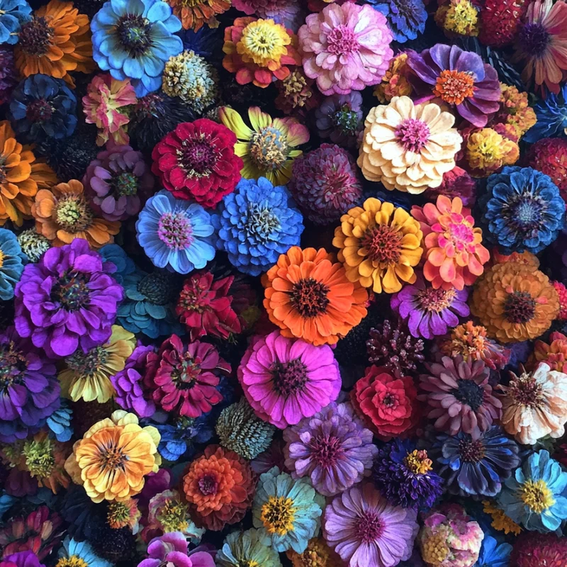 Cactus-Flowered Zinnia Seeds – Unique Spiky-Petaled Blooms for Garden Planting
