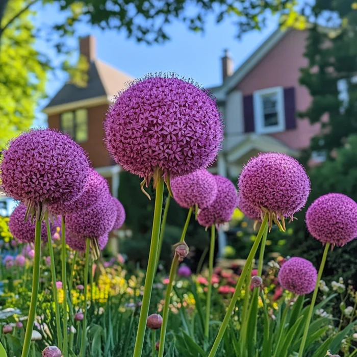 Allium Seeds (Pink Allium Giganteum Seeds) - Soft Pink and Rose-Colored Giant Blooms