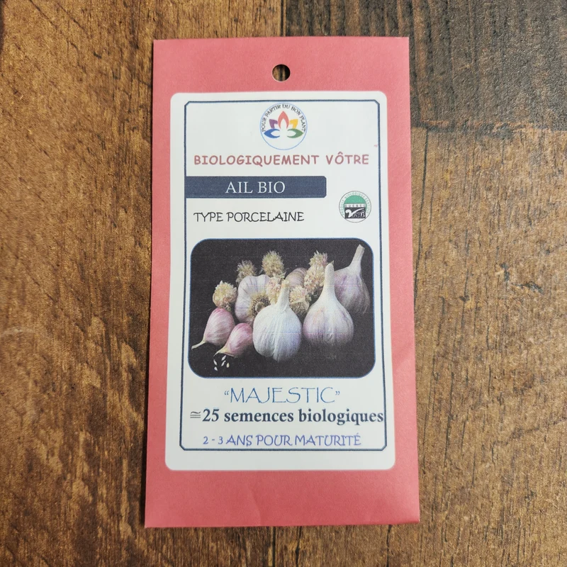 Ail ‘Majestic’ bio ( Allium sativum var. ophioscorodon )