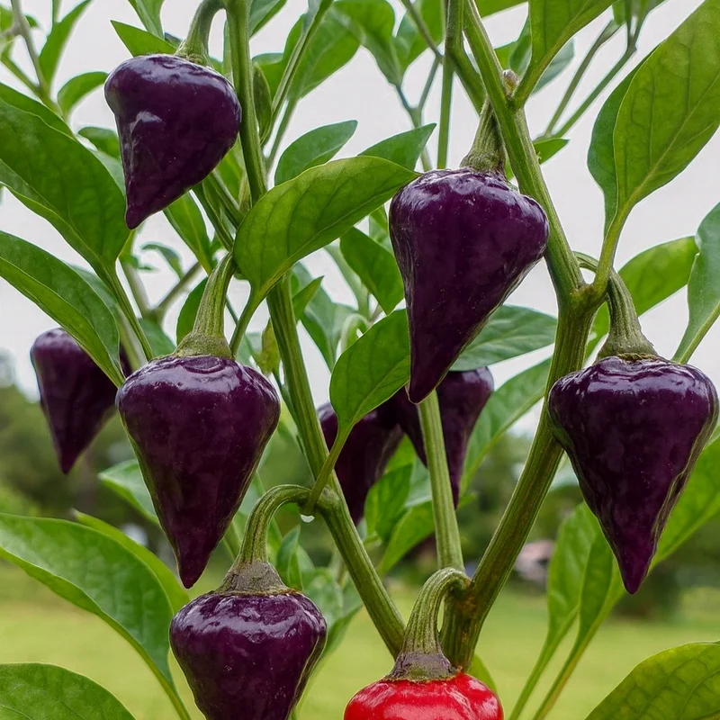 Piment fort ‘UFO Purple’ bio ( Capsicum annuum )