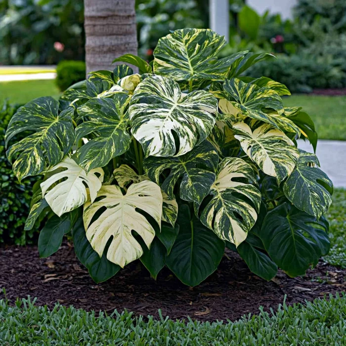 Variegated Monstera Thai Constellation Seeds – Rare Foliage Plant Seeds for Indoor & Outdoor Growing
