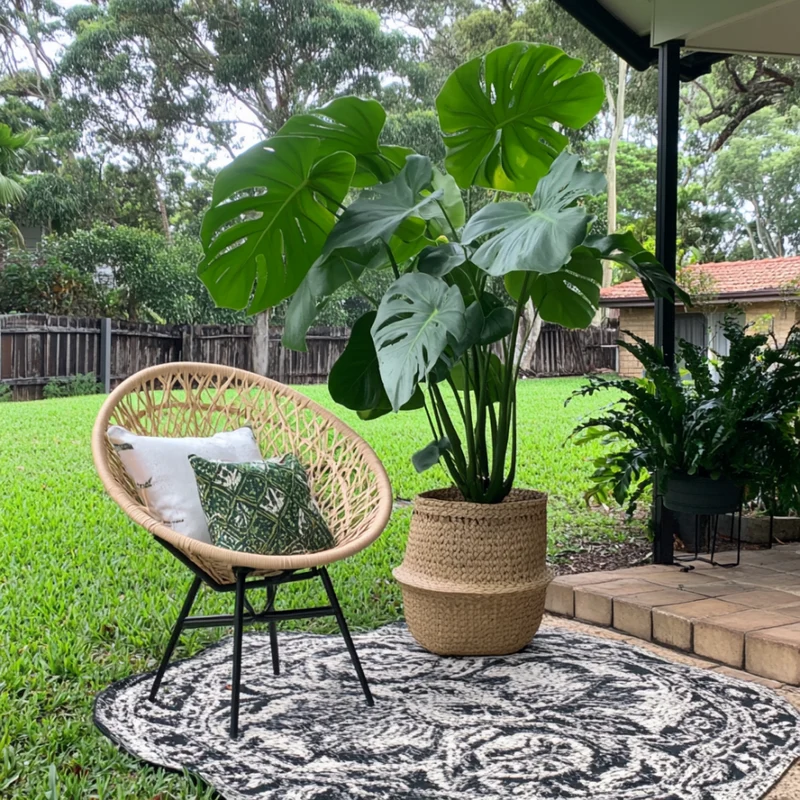 Monstera Deliciosa Plant Seeds – Lush Green Tropical Foliage for Indoor & Outdoor Growing