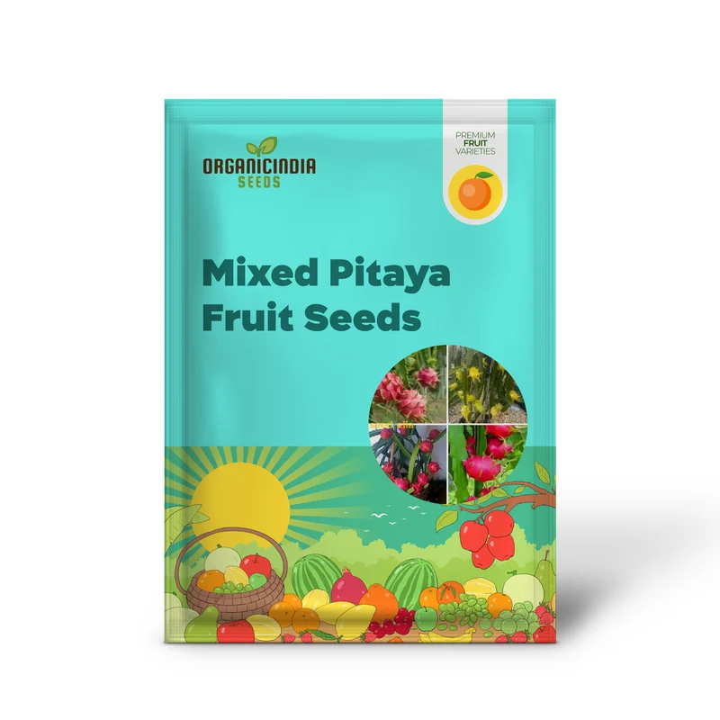 Mixed Colour Pitaya Fruit Seeds for Easy Planting - Grow Sweet, Exotic Dragon Fruit at Home