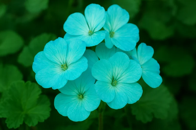 Sky Blue Green Geranium Seeds for Planting - Grow Beautiful, Vibrant Blooms in Your Garden
