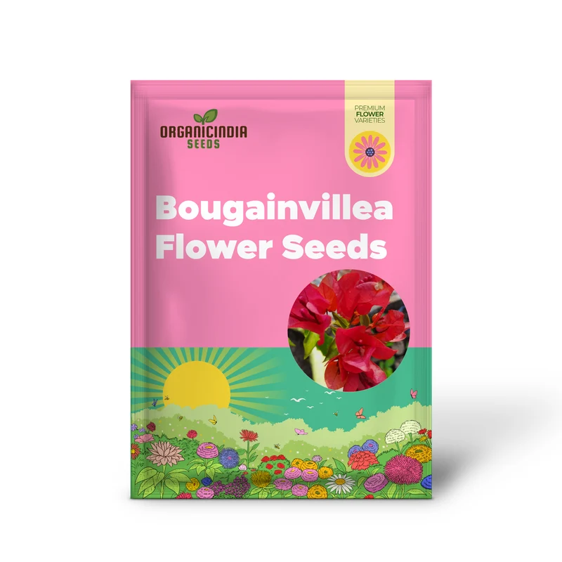 Red Bougainvillea Flower Seeds for Planting - Grow Vibrant, Colorful Blooms in Your Garden