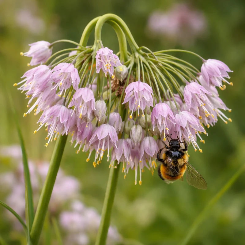 Ail penché ( Allium cernuum )