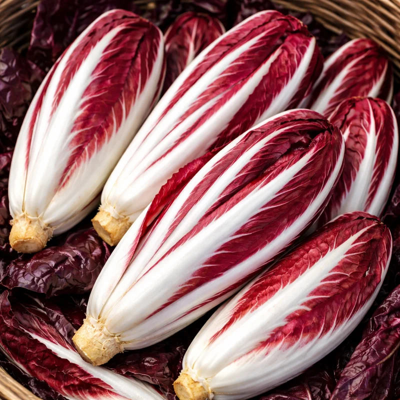 Chicorée 'Rossa di Treviso 2' (Cichorium intybus)