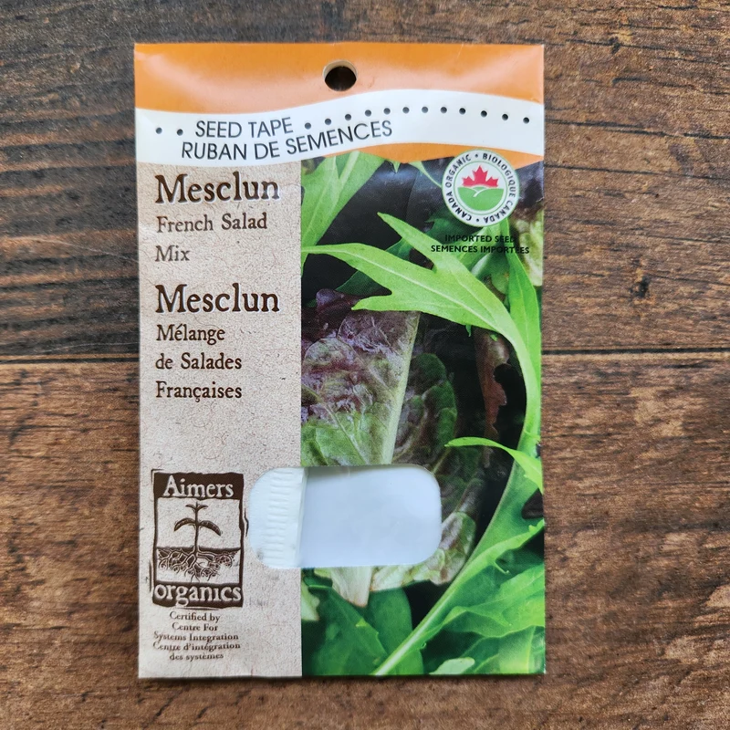 Mélange de mesclun 'Salades françaises' sur ruban bio