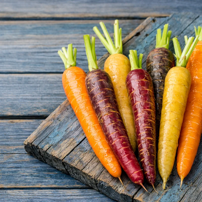 Mélange de carottes arc-en-ciel bio