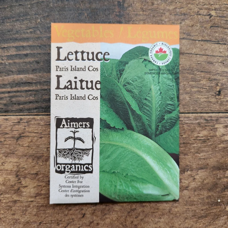Laitue 'Paris Island Cos' bio