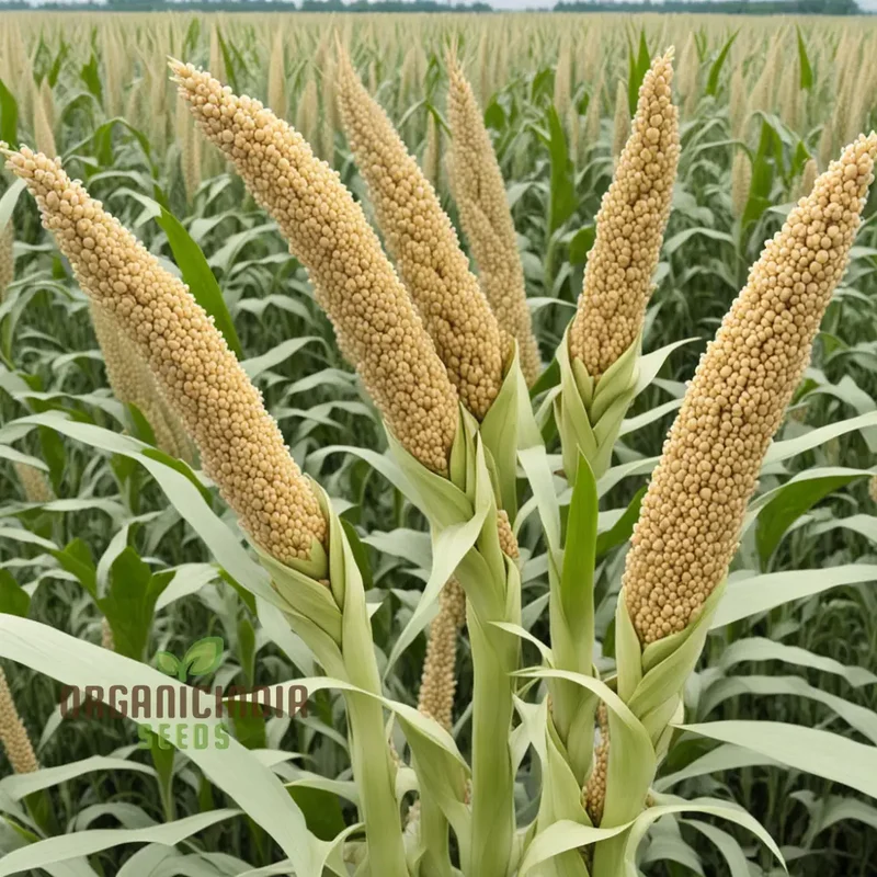 Golden Harvest Millet Vegetable Seeds, Nutrient-Rich Brown Top Millet Seeds for Sustainable Farming and Nutritious Staples