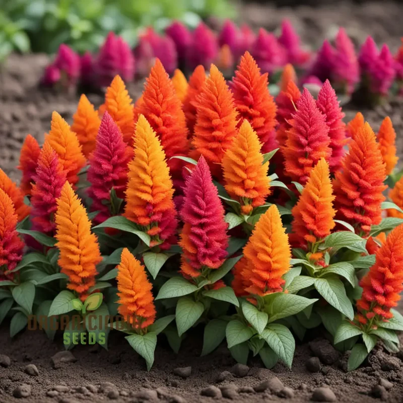 Orange Celosia Seeds Mix - Vibrant Plumes for Dazzling Garden Displays