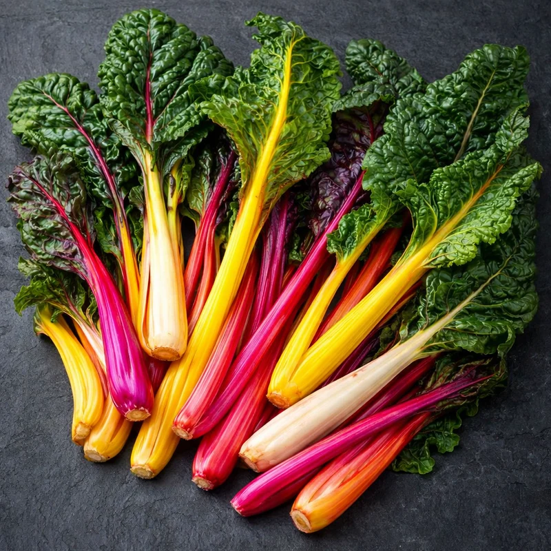 Bette à carde ( Beta vulgaris ‘Célébration’)