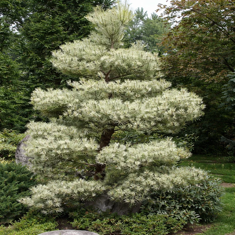 Pin rouge du Japon ‘Oculus-draconis’ ( Pinus densiflora ‘Oculus-draconis’)