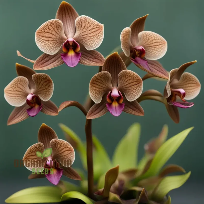 Unique Brown Dracula Flower Seeds - Add Intrigue to Your Garden with These Rare Blooms for Flower Planting and Gardening