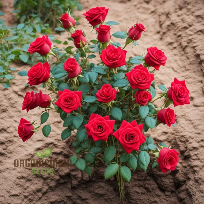 Premium Red Rose Flower Seeds - Grow Your Own Stunning Roses at Home with These High-Quality Flower Seeds for Planting and Gardening