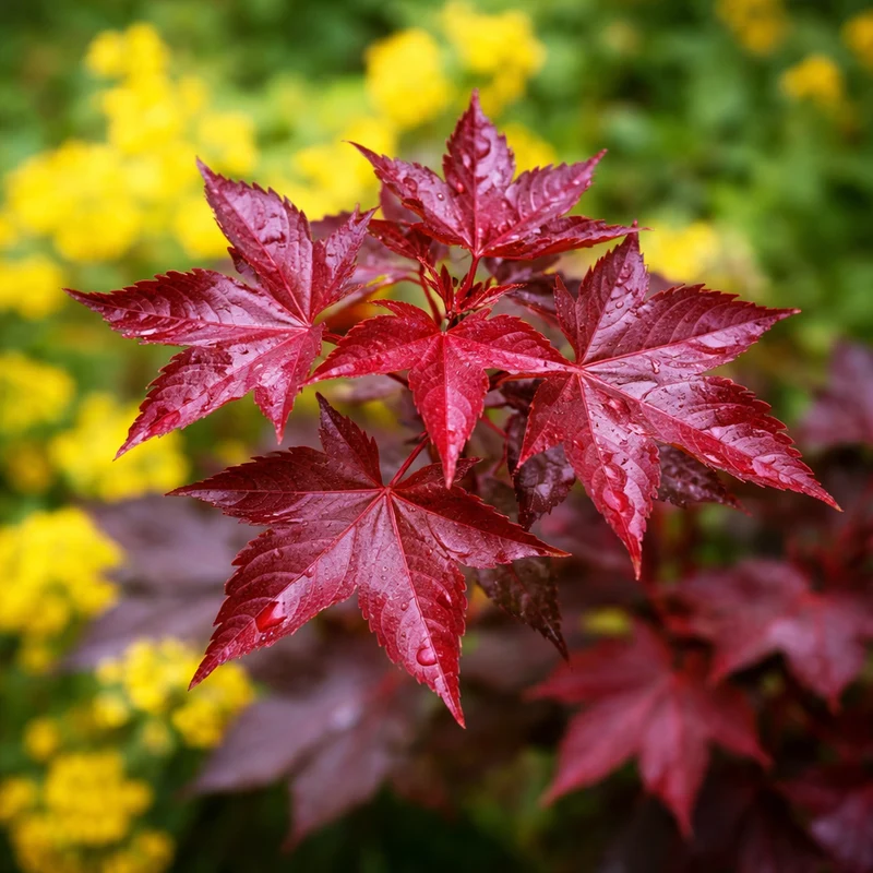Acer platanoides 'Crimson King'