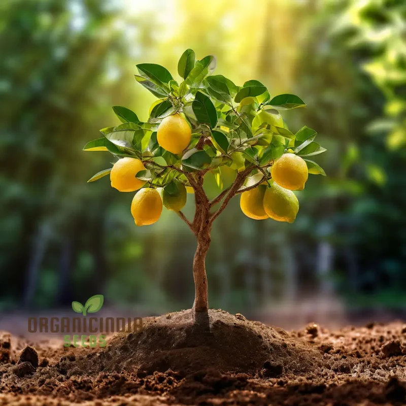 Ponderosa Lemon Tree Seeds for Planting, Cultivate Your Garden with Fresh Citrus Fruit Seeds