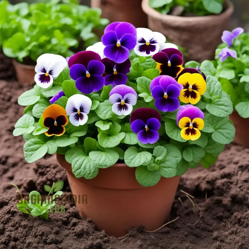 Viola Germania Mixed Flower Seeds, Vibrant Assortment for Your Garden