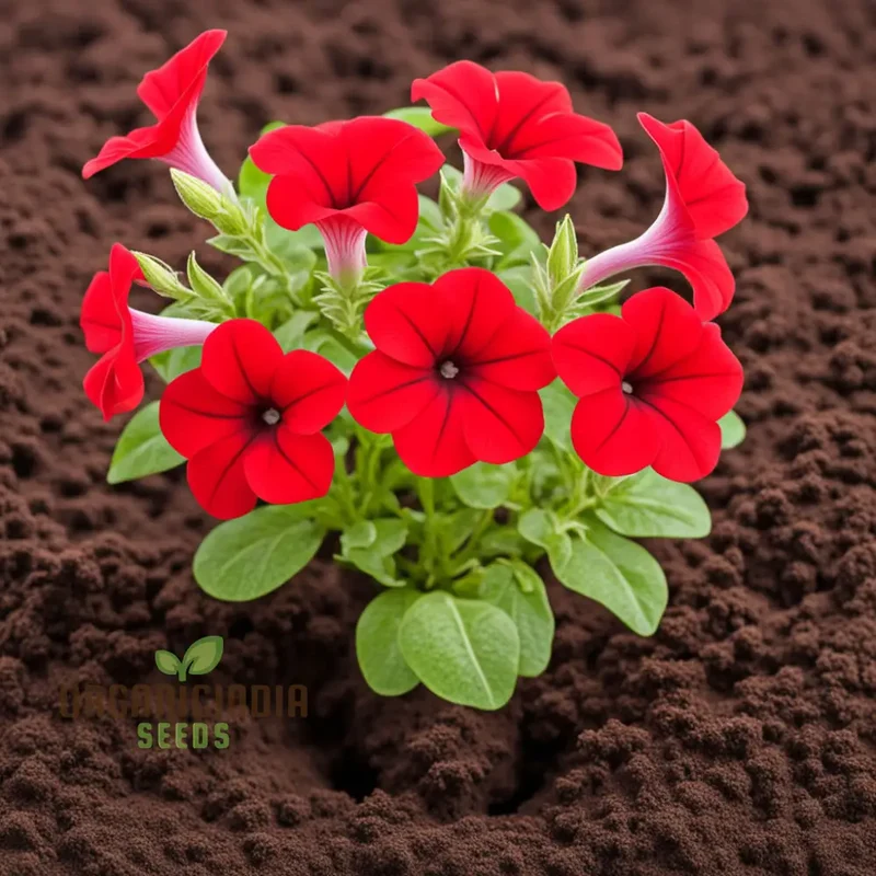 Red Petunia Flower Seeds, Bold Blooms for Vibrant Garden Displays - Premium Flower Seeds for Planting and Gardening Excellence