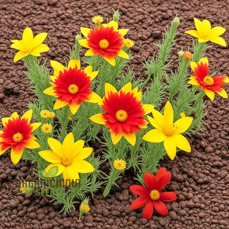 Yellow red Arizona Flower Seeds, Arizona Wildflower Mix Yellow Red