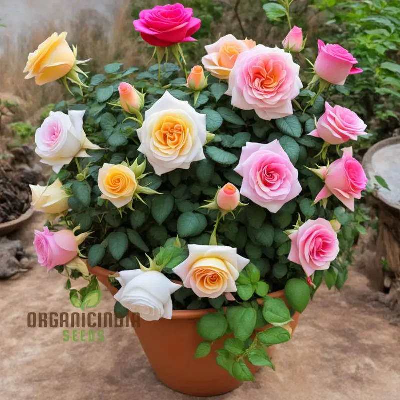 Blooming Diversity, Mixed Rose Flower Seeds, Non-GMO Varieties for Your Garden Delight