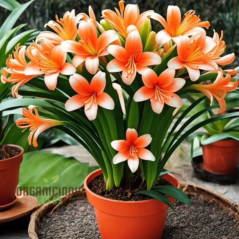 Clivia flower Seeds, Evergreen Perennial Fragrant Cut Flowers, Exotic and Vibrant Blooms for Elegant Gardens