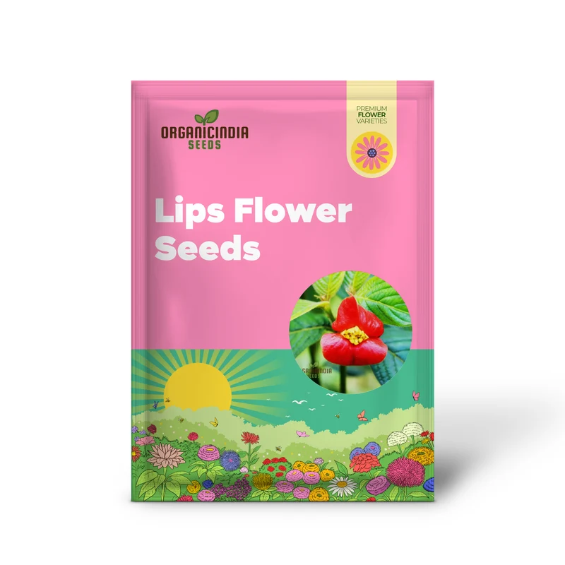 Rare Red Lips Seeds – Exotic Hot Lips Variety for Garden Planting