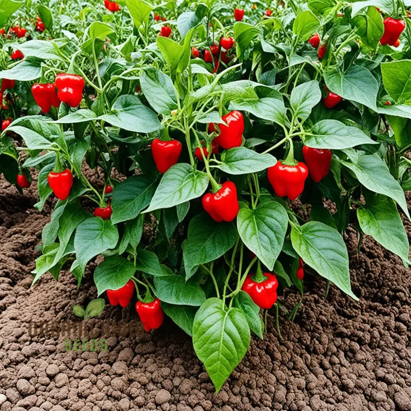 Organic Red Capsicum Seeds For Planting, Premium Variety for Home Gardening and Fresh Harvests