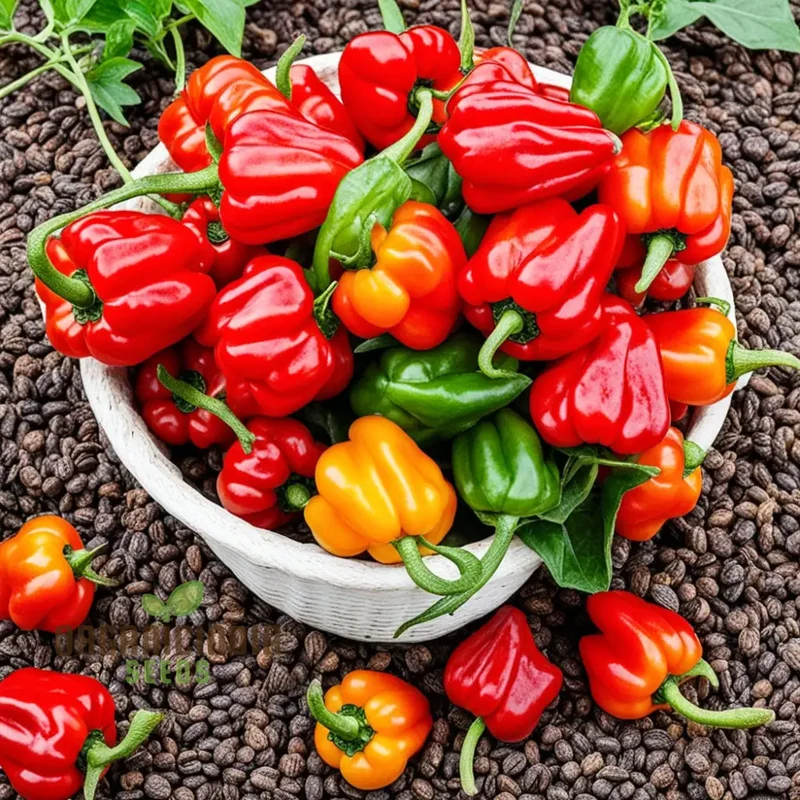 Organic Red Capsicum Seeds For Planting, Premium Variety for Home Gardening and Fresh Harvests