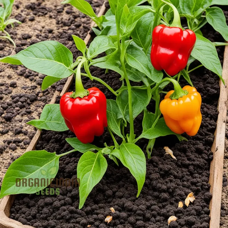 Organic Red Capsicum Seeds For Planting, Premium Variety for Home Gardening and Fresh Harvests