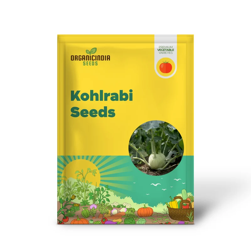 Premium Green Kohlrabi Cultivation Seeds, Elevate Your Garden with Vibrant, Flavorful Produce