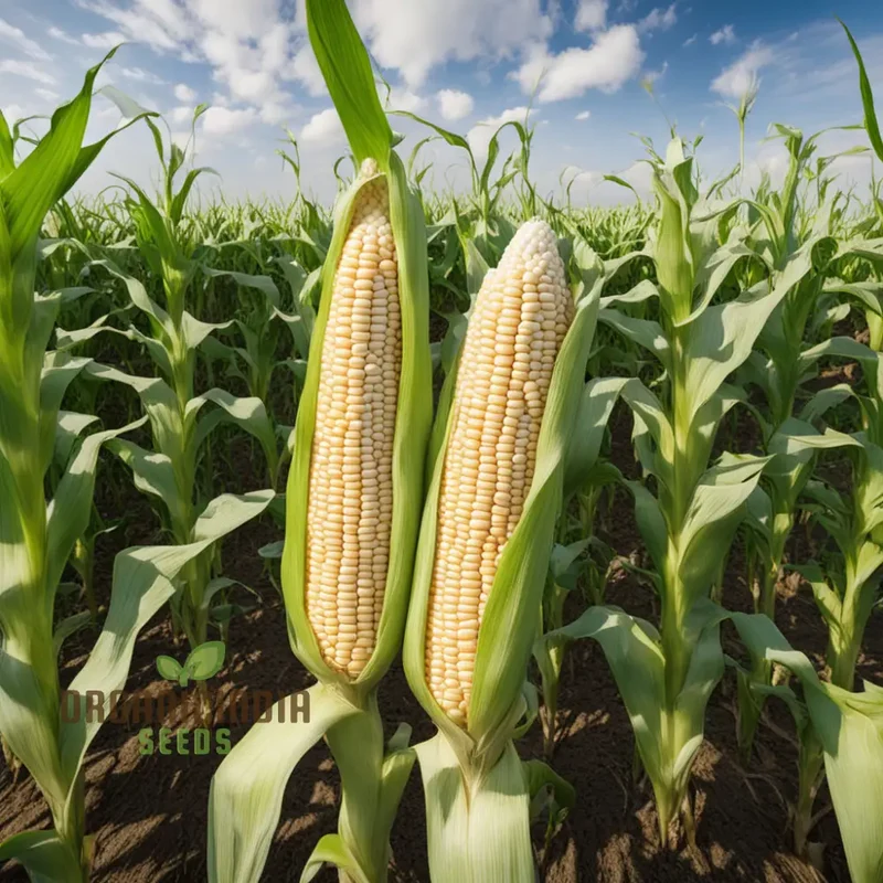 Pure White Sweet Corn Seeds, Planting Seeds for Delightful Harvests of Sweet, Crisp Corn