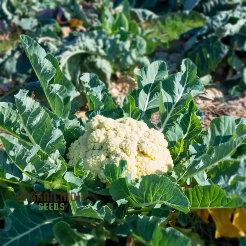 Organic White Cauliflower Seeds - Grow Crisp, Nutrient-Rich Heads in Your Garden