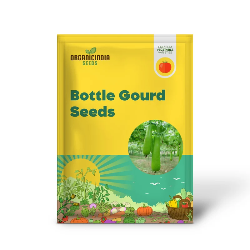 Grow Your Own Refreshing and Nutritious Gourds with Green Bottle Gourd Vegetable Seeds