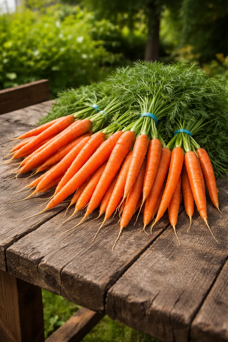 Carotte bio ( Daucus carota ‘Napoli’)