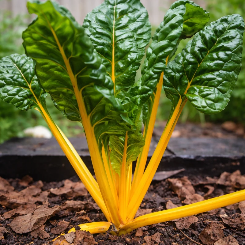 Bette à carde jaune ( Beta vulgaris )