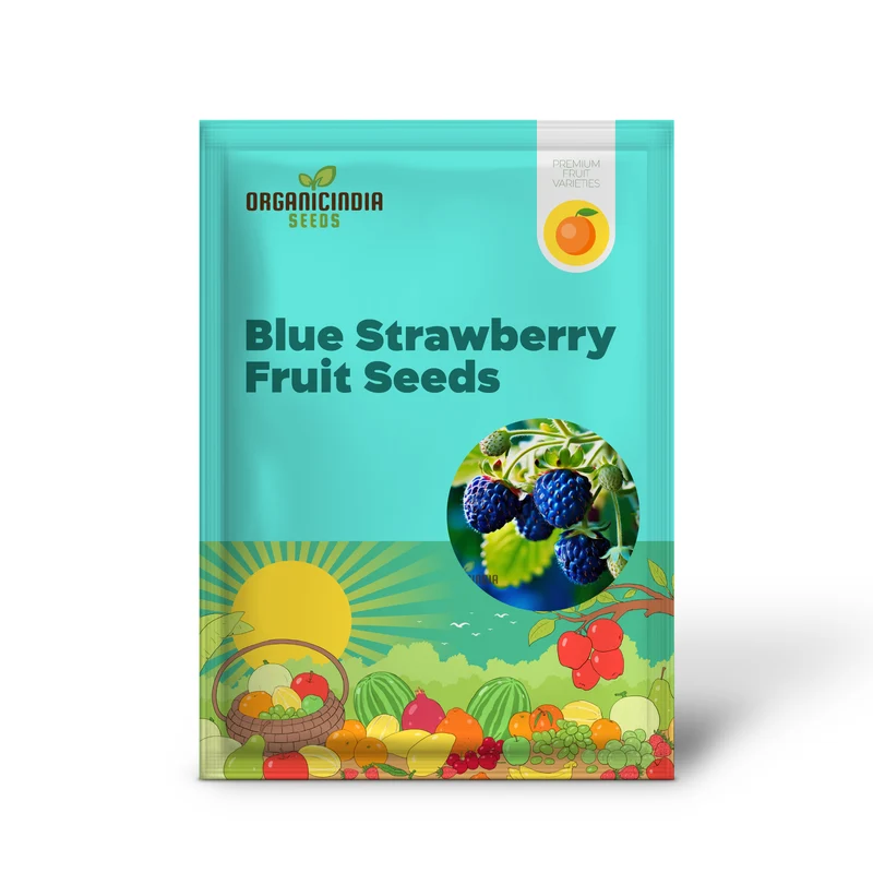 Blue Color Strawberry Fruit Seeds for Planting, Enhance Your Gardening Experience with Unique Fruit Seeds