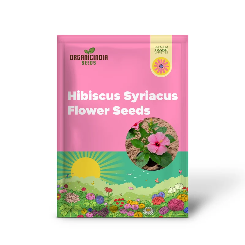 Pink Hibiscus Syriacus flower Seeds - Stunning Blooms for Vibrant Garden Beauty