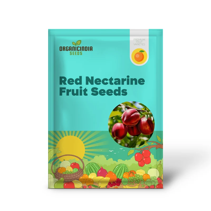 Red Nectarine Fruit Seeds for Planting, Cultivate Your Garden with Fresh and Flavorful Fruit Seeds