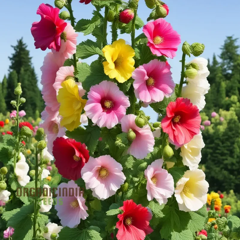 Mixed Alcea Flower Seeds For Planting