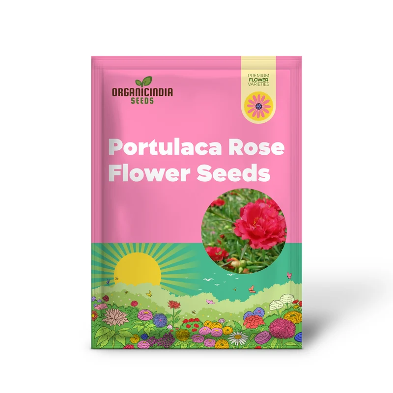 Pink Portulaca Rose Flower Seeds Elevate Your Gardening with Gorgeous, Resilient Blooms