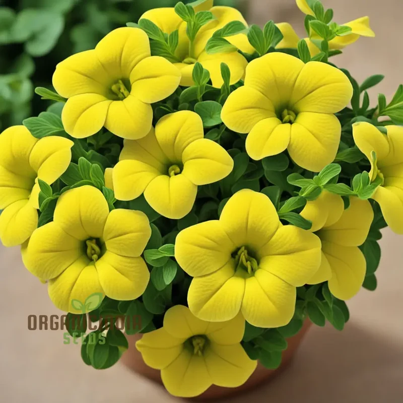 Yellow Calibrachoa Flower Seeds – Radiant Blooms for Garden Planting