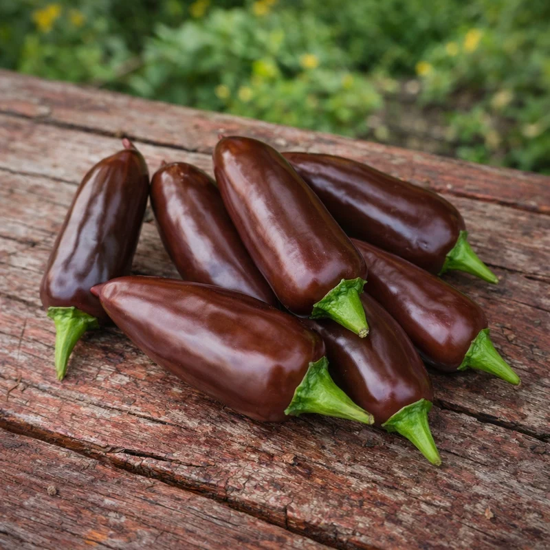 Piment fort ‘Jalapeño Brown’ ( Capsicum annuum )