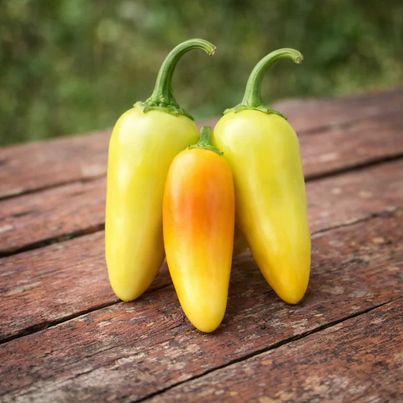 Piment fort ‘Jalapeño White’ ( Capsicum annuum )