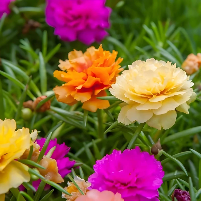 Moss Rose Portola Turquoise Seeds – Drought-Tolerant Ground Cover for Gardens