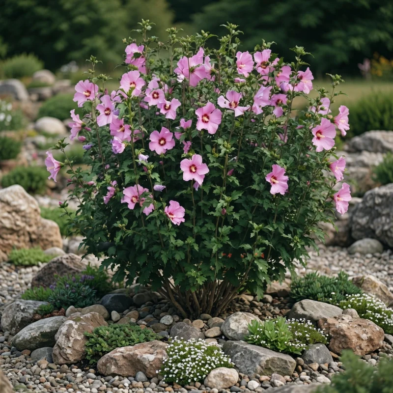 Hibiscus ‘Minerva’ ( Hibiscus syriacus ‘Minerva’)