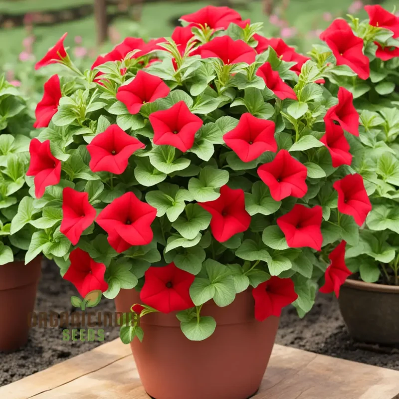 Double Wave Red Petunia Flower Seeds, Add Vibrant Color to Your Garden