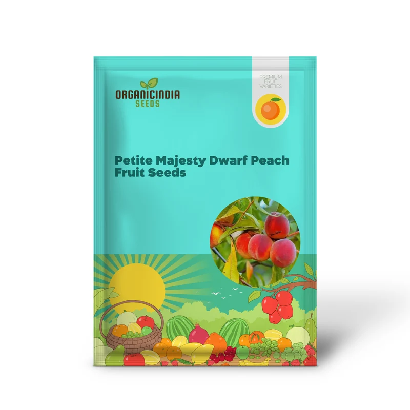 Petite Majesty, Dwarf Peach Fruit Tree Indoor/Outdoor Seeds for Your Garden Haven