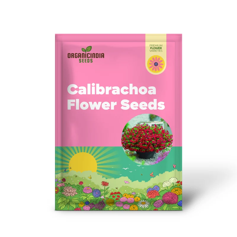 Radiant Red Calibrachoa Flower Seeds Await Your Planting